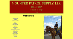 Desktop Screenshot of mountedpatrolsupply.com