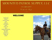 Tablet Screenshot of mountedpatrolsupply.com